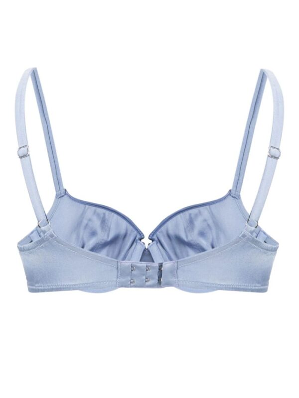 Fleur Du Mal  Luxe satin balconette bra - Image 2