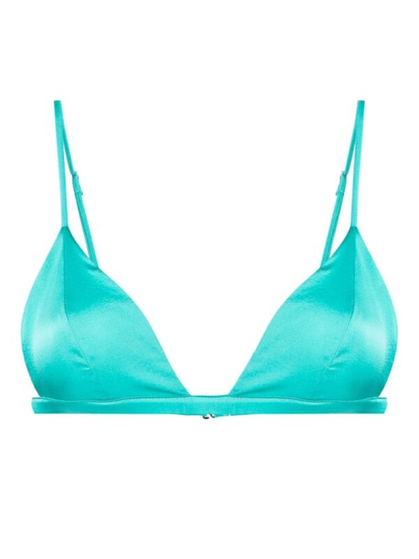 Fleur Du Mal  Luxe triangle-cup bra