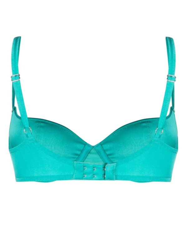 Fleur Du Mal  Luxe satin balconette bra - Image 2