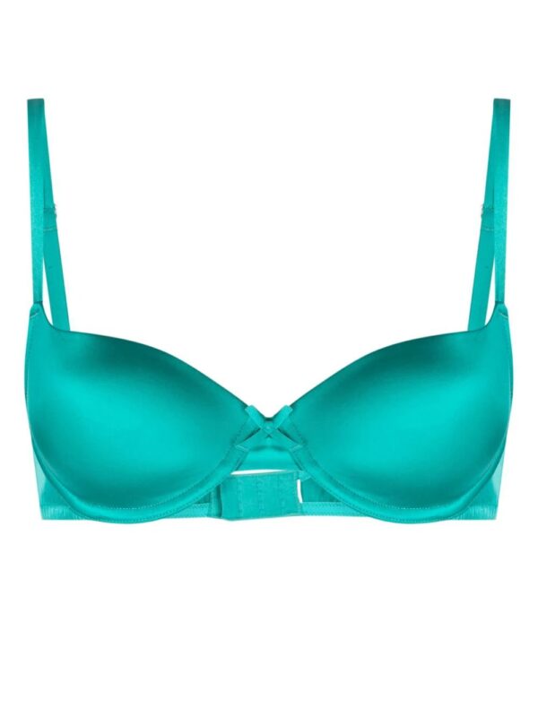 Fleur Du Mal  Luxe satin balconette bra