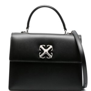 Off-White Jitney logo-plaque tote bag
