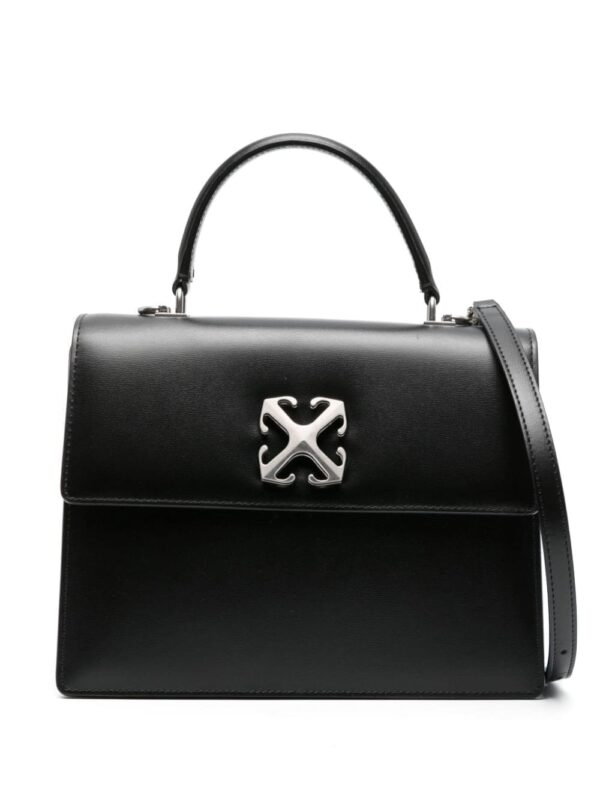 Off-White Jitney logo-plaque tote bag