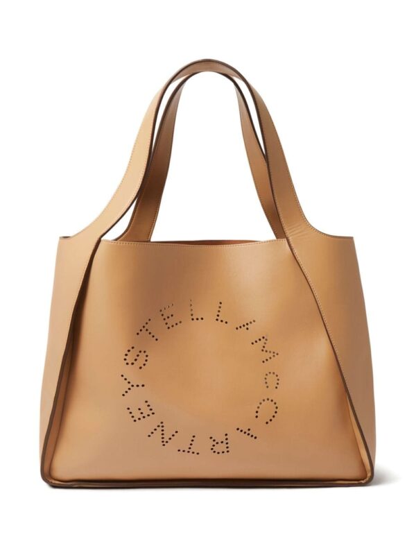 Stella McCartney Stella Logo leather tote bag