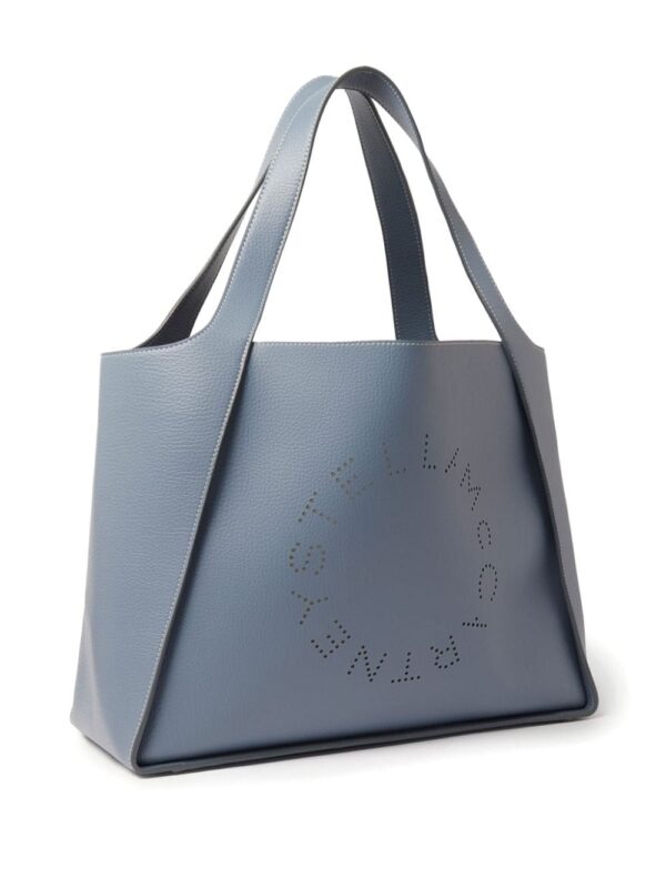 Stella McCartney perforate-logo faux-leather tote bag - Image 3