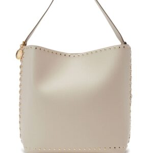 Stella McCartney Frayme studded faux-leather tote bag
