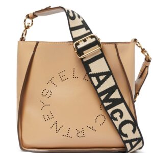 Stella McCartney perforated-logo shoulder bag