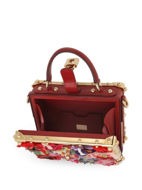 Dolce & Gabbana Dolce Box floral-appliqué tote bag - Image 4