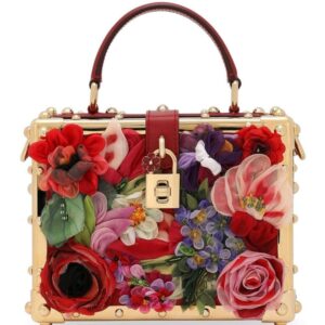 Dolce & Gabbana Dolce Box floral-appliqué tote bag
