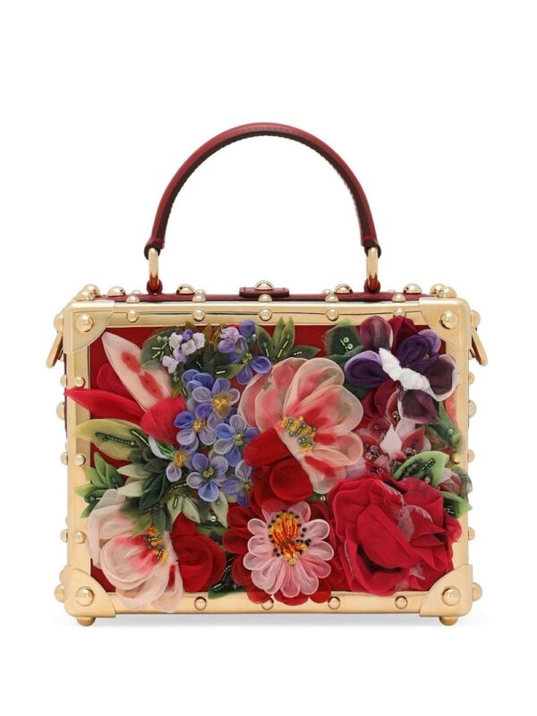 Dolce & Gabbana Dolce Box floral-appliqué tote bag - Image 2