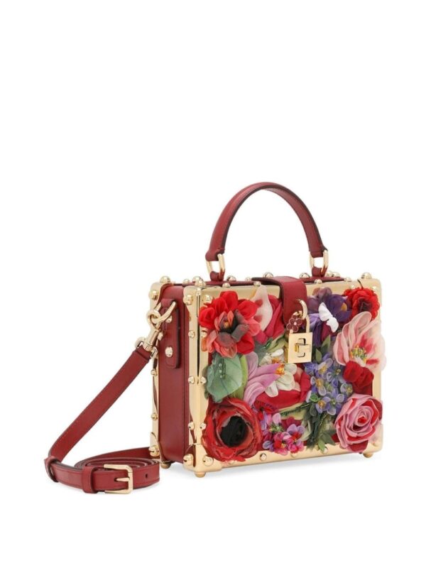 Dolce & Gabbana Dolce Box floral-appliqué tote bag - Image 3