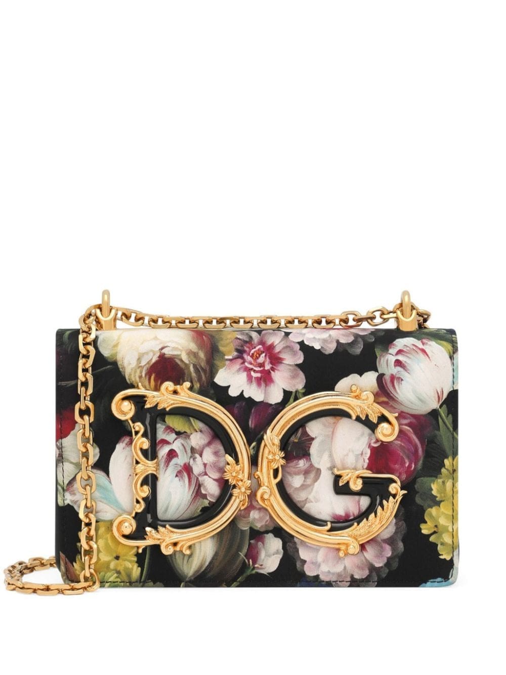 Dolce & Gabbana DG Girls floral-print shoulder bag