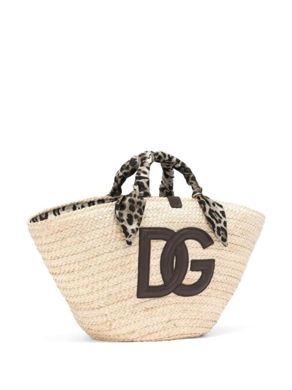 Dolce & Gabbana medium Kendra logo-patch tote bag - Image 4
