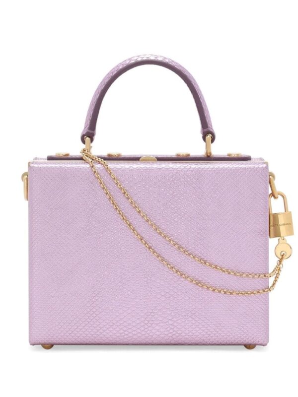 Dolce & Gabbana Dolce Box leather tote bag