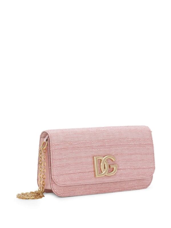 Dolce & Gabbana 3.5 logo-plaque clutch bag - Image 4
