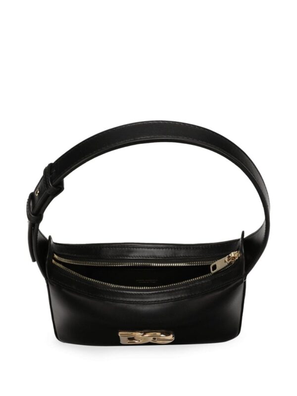 Dolce & Gabbana logo-plaque leather tote bag - Image 3