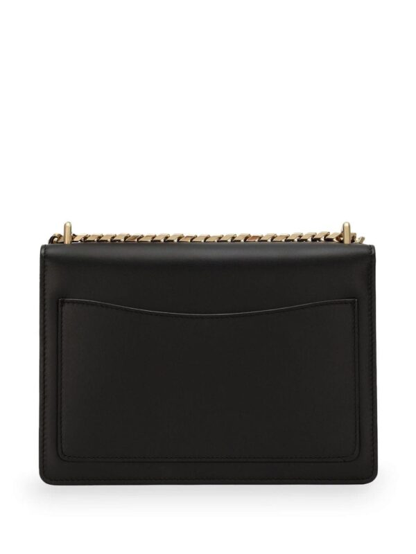 Dolce & Gabbana logo-plaque leather crossbody bag - Image 3