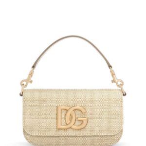 Dolce & Gabbana logo-plaque leather tote bag