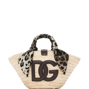 Dolce & Gabbana Kendra logo-patch tote bag