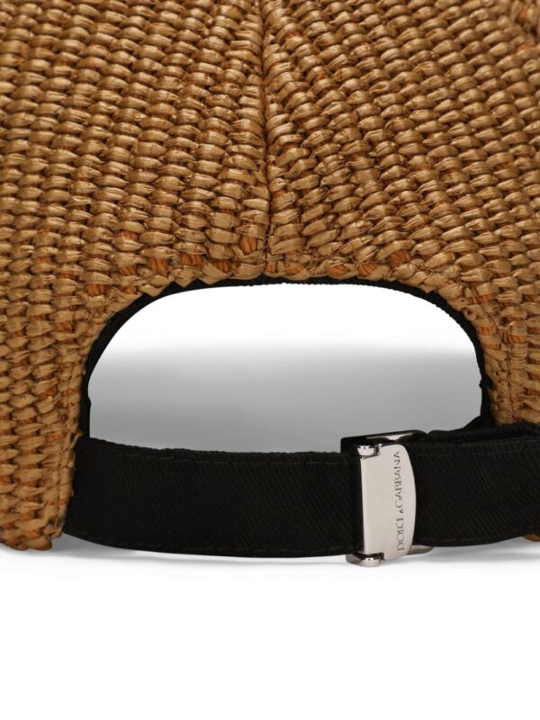 Dolce & Gabbana logo-embroidered interwoven cap - Image 2