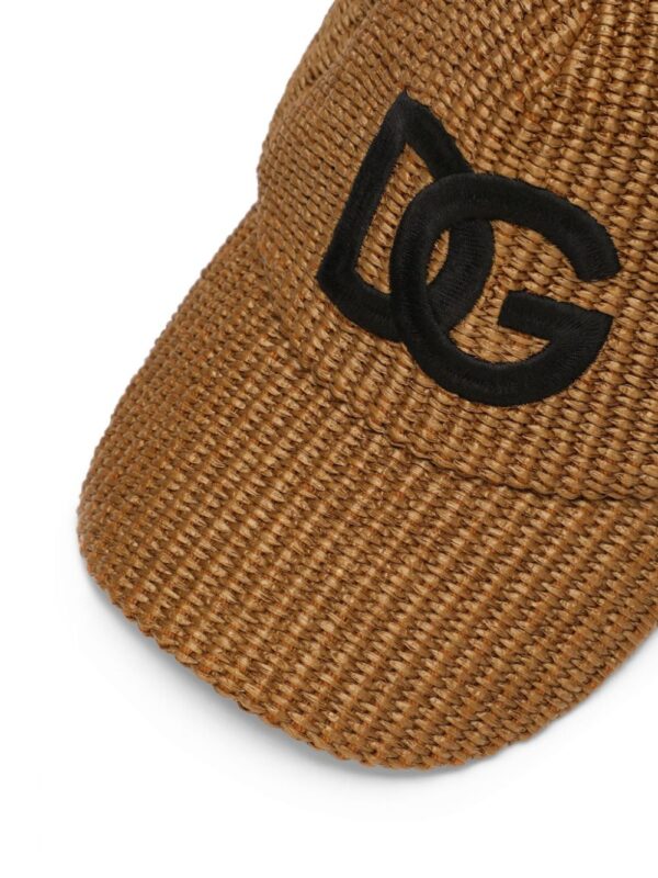 Dolce & Gabbana logo-embroidered interwoven cap - Image 3
