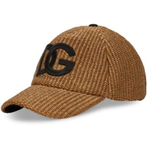 Dolce & Gabbana logo-embroidered interwoven cap