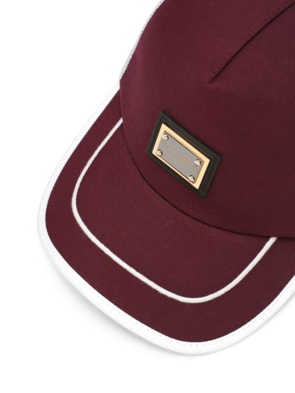 Dolce & Gabbana logo-plaque mesh-panel cap - Image 3