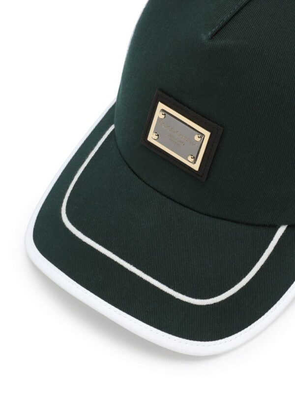 Dolce & Gabbana logo-plaque panelled trucker cap - Image 2