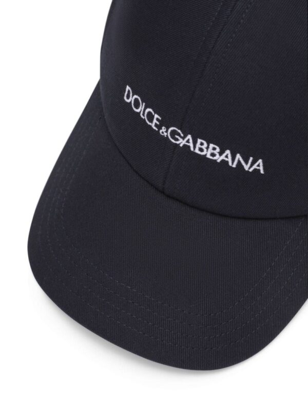 Dolce & Gabbana logo-embroidered cotton baseball cap - Image 3