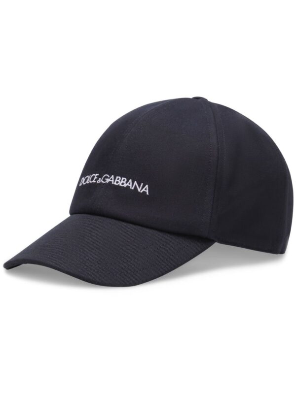 Dolce & Gabbana logo-embroidered cotton baseball cap
