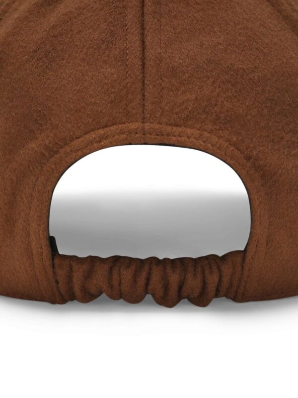 Dolce & Gabbana logo-plaque wool baseball cap - Image 3