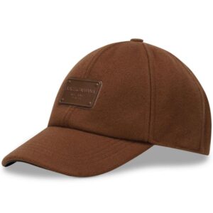 Dolce & Gabbana logo-plaque wool baseball cap