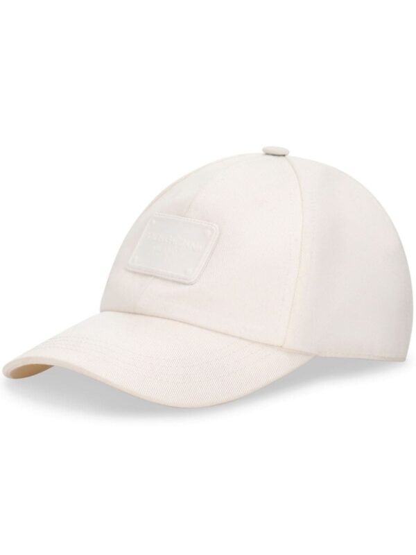 Dolce & Gabbana logo-appliqué cotton cap