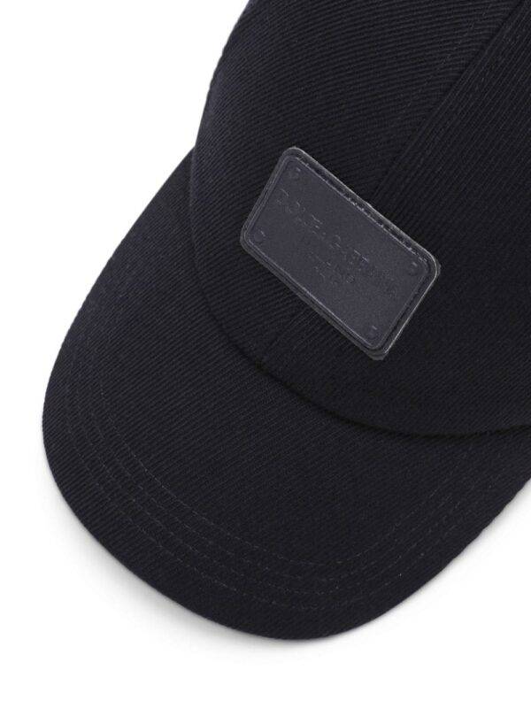 Dolce & Gabbana logo-plaque cotton baseball cap - Image 3