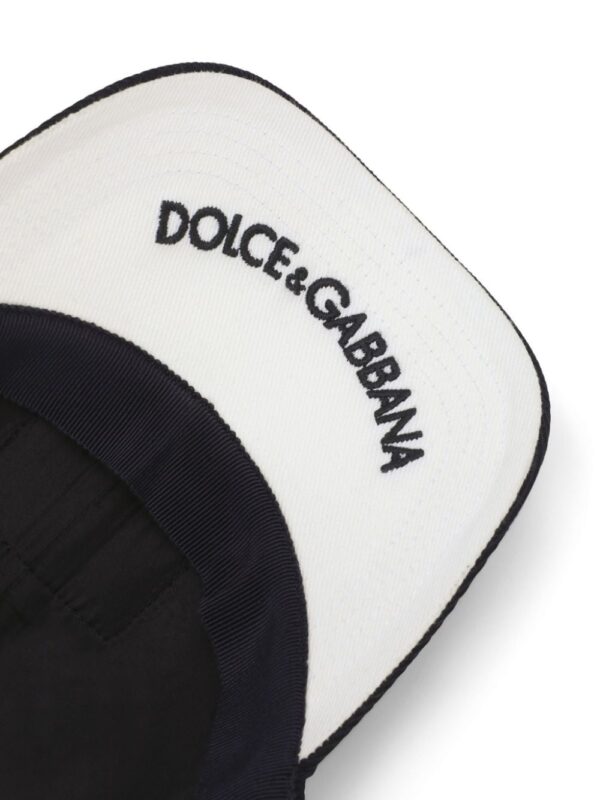 Dolce & Gabbana logo-plaque cotton baseball cap - Image 4