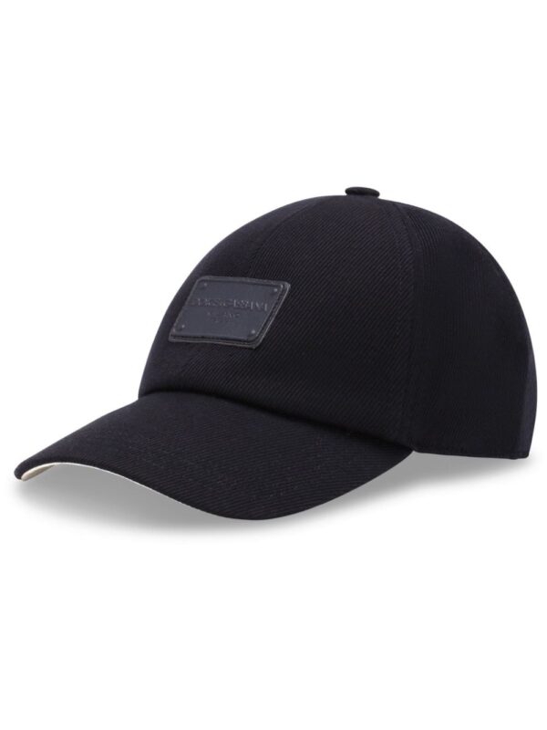 Dolce & Gabbana logo-plaque cotton baseball cap