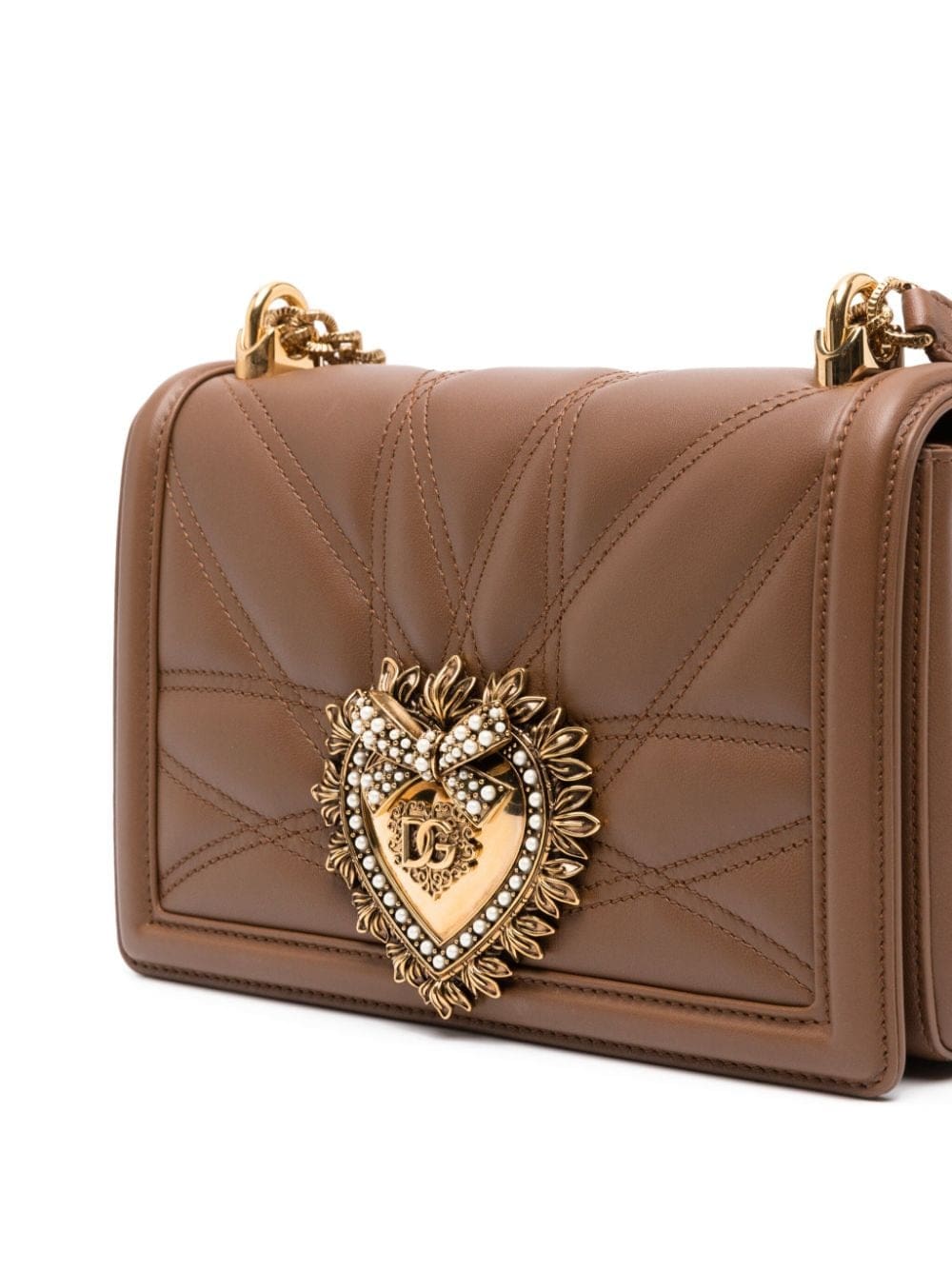 Dolce & Gabbana medium Devotion leather shoulder bag - Image 4