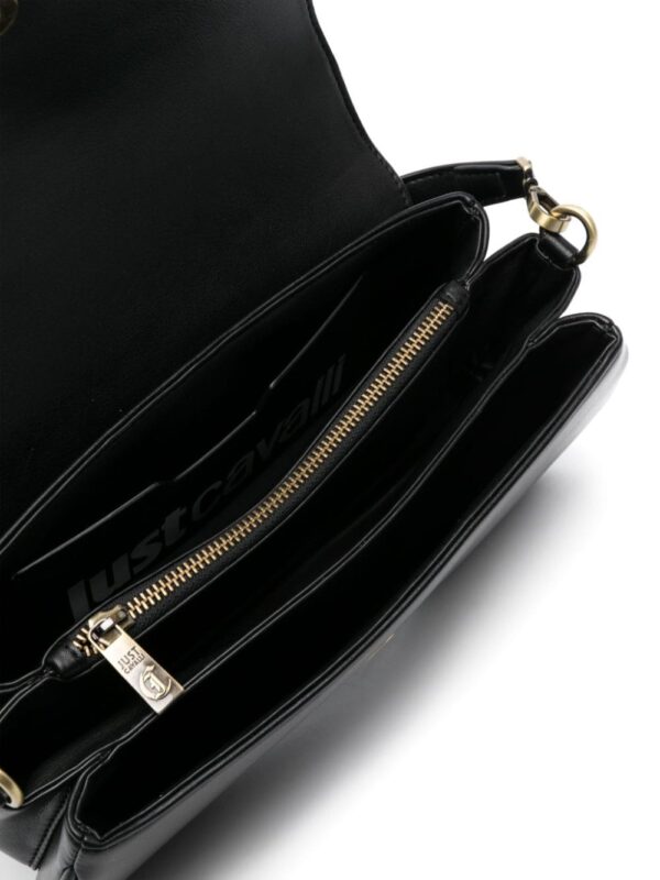 Just Cavalli metallic snake-detail leather crossbody bag - Image 5