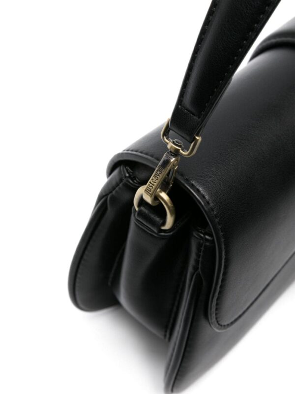 Just Cavalli metallic snake-detail leather crossbody bag - Image 4