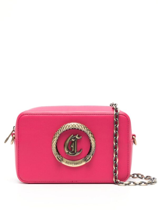 Just Cavalli logo-plaque faux-leather bag