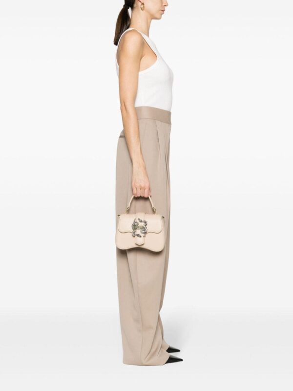 Just Cavalli logo-plaque fux-leather tote bag - Image 2