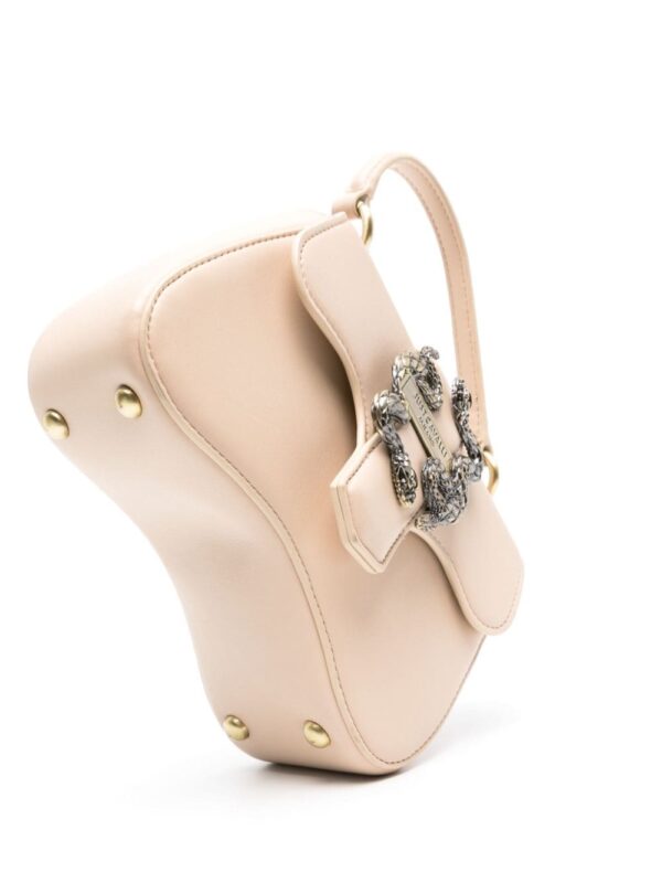 Just Cavalli logo-plaque fux-leather tote bag - Image 4