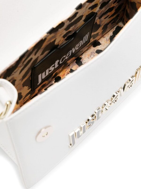 Just Cavalli logo-lettering faux-leather tote bag - Image 5