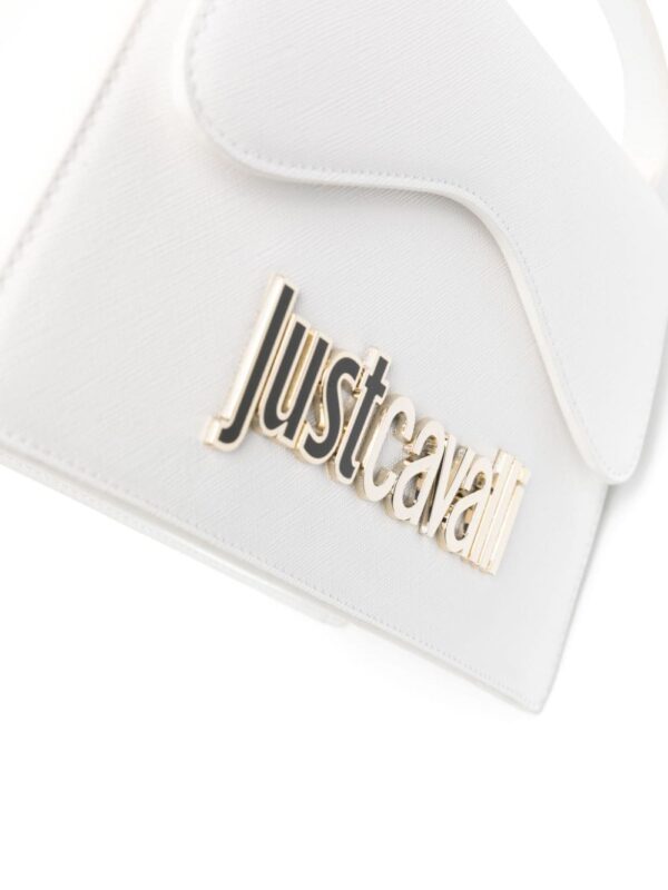 Just Cavalli logo-lettering faux-leather tote bag - Image 4