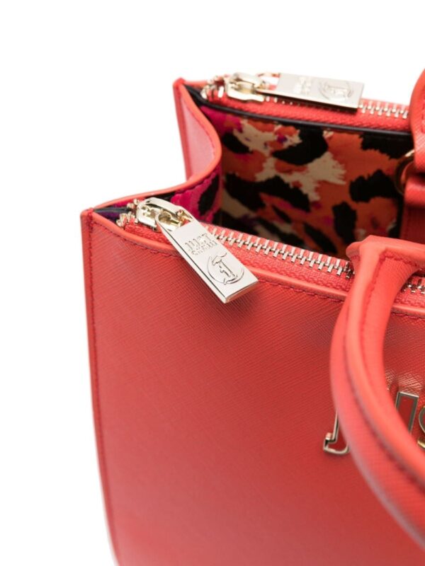 Just Cavalli logo-lettering faux-leather tote bag - Image 4