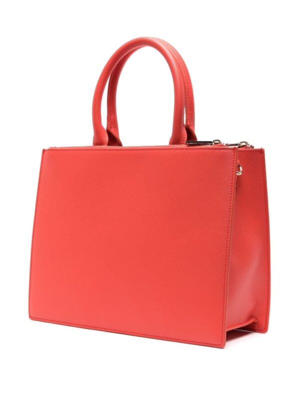 Just Cavalli logo-lettering faux-leather tote bag - Image 3