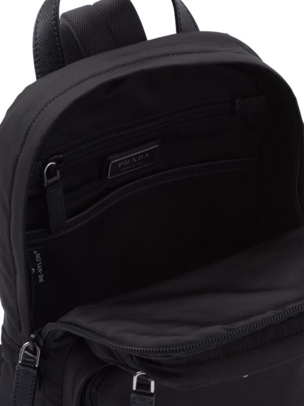 Prada enamel triangle-logo backpack - Image 3