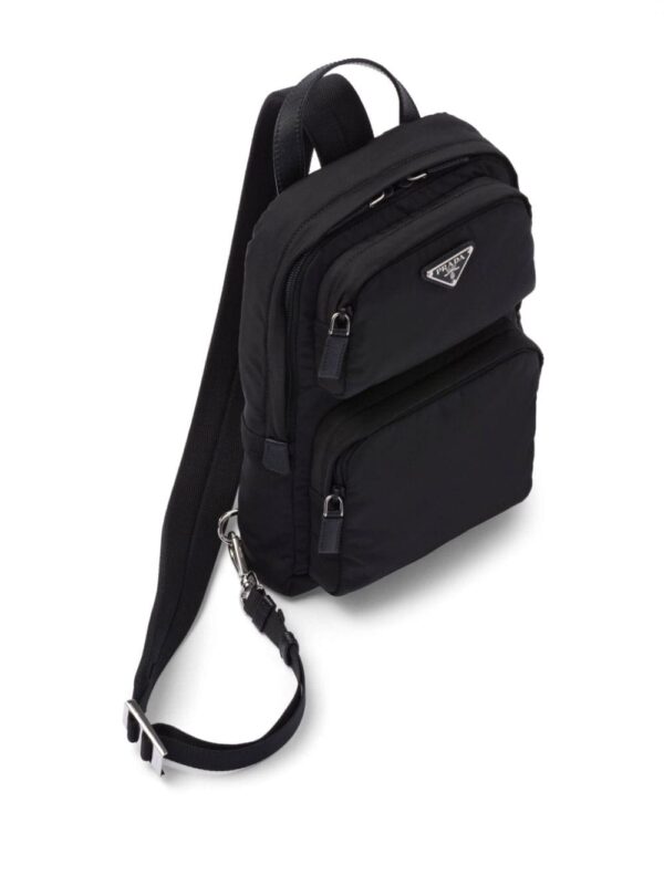 Prada enamel triangle-logo backpack - Image 4