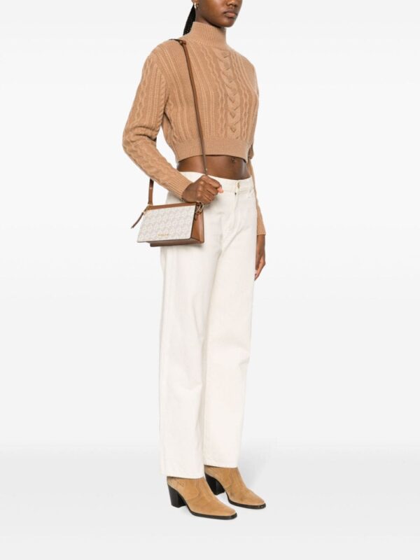 Michael Kors monogram-pattern leather crossboby bag - Image 2