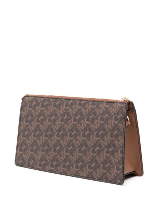 Michael Kors monogrammed leather crossbody bag - Image 3