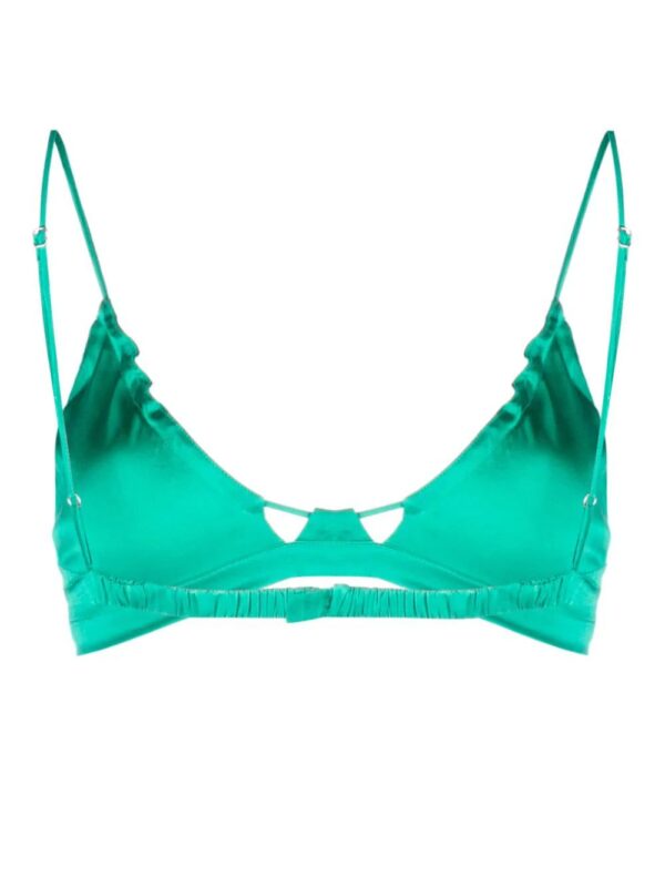 Forte Forte  triangle-cup satin bra - Image 2